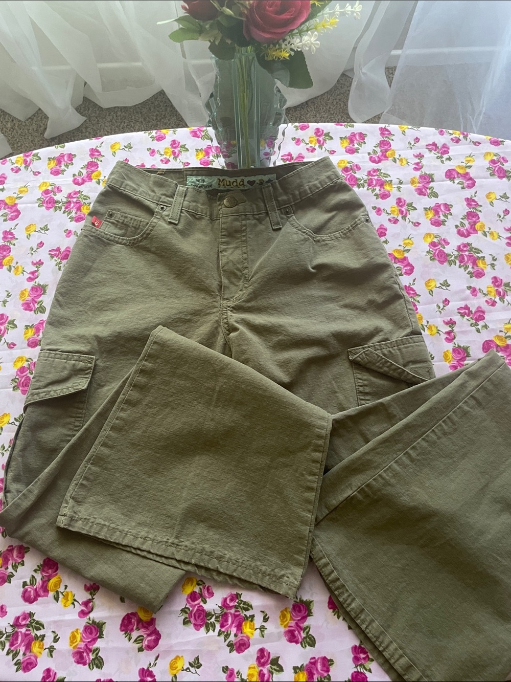 Mudd Olive Green  Cargo Pants - Classic Utility Style